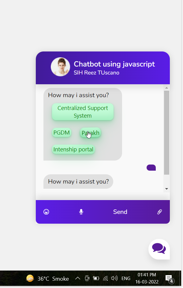 GitHub - ReezTuscano/Chatbot-with-ui-integration
