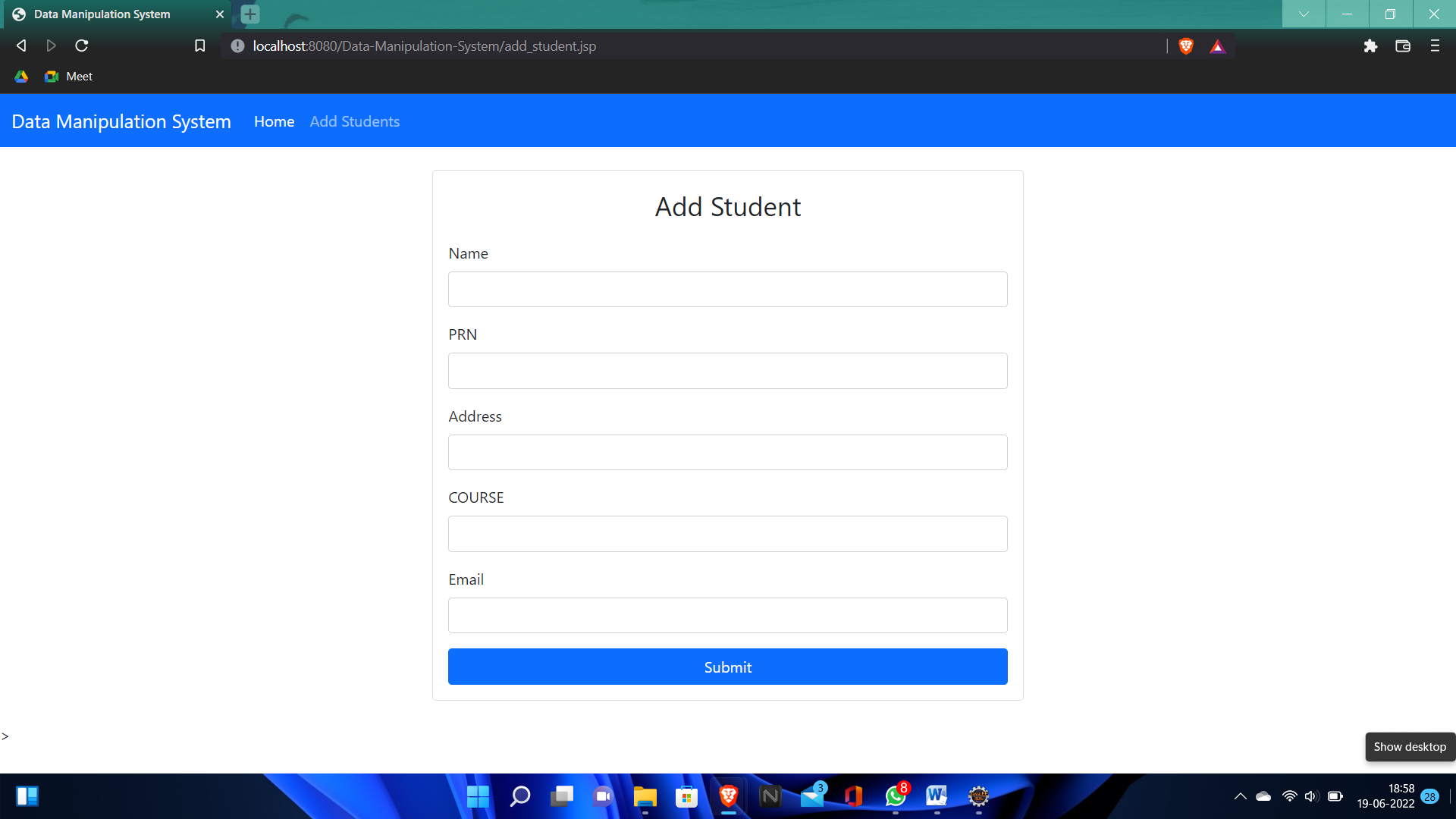 GitHub - IPratikMali/Data_Manipulation_System: Data Manipulation System ...