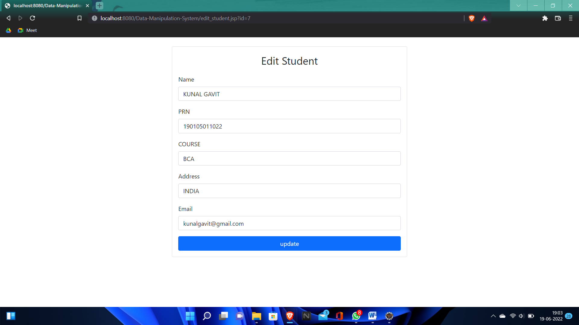 GitHub - IPratikMali/Data_Manipulation_System: Data Manipulation System ...