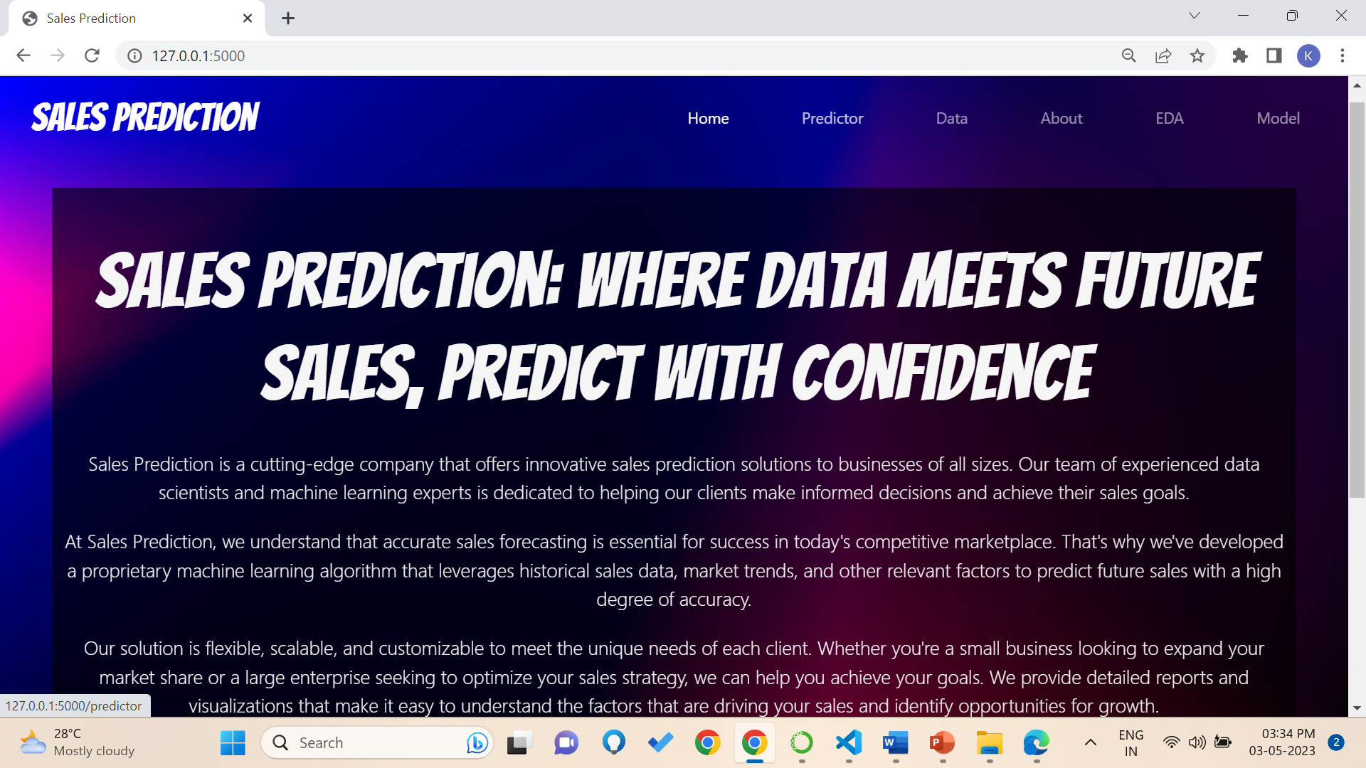 GitHub - KarmdeepsinhZala/Sales_Prediction_ML: Machine Learning based ...