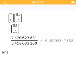Error with comb() calculation · Issue #1898 · numworks/epsilon · GitHub