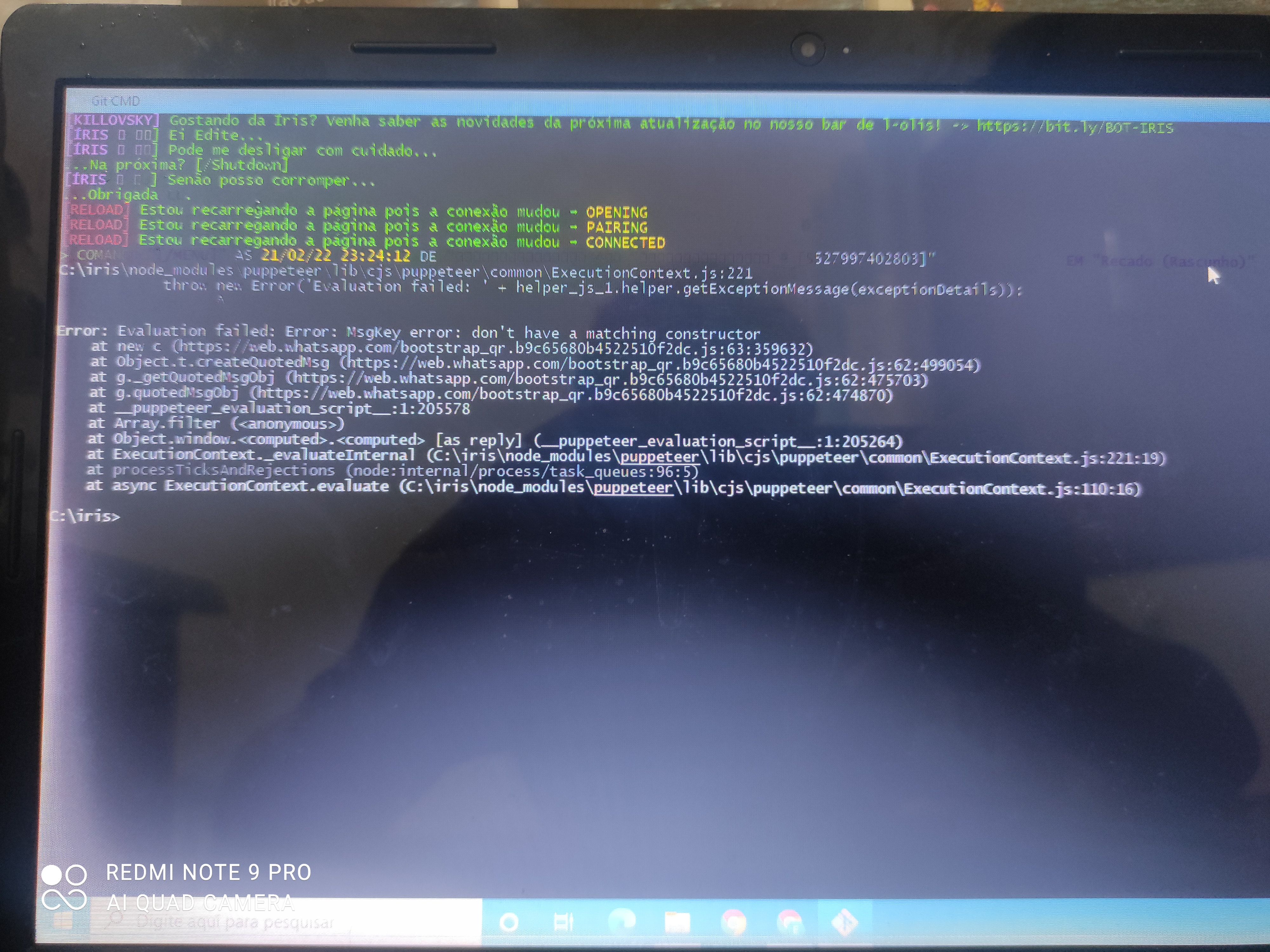 Erro · Issue #540 · KillovSky/Iris · GitHub