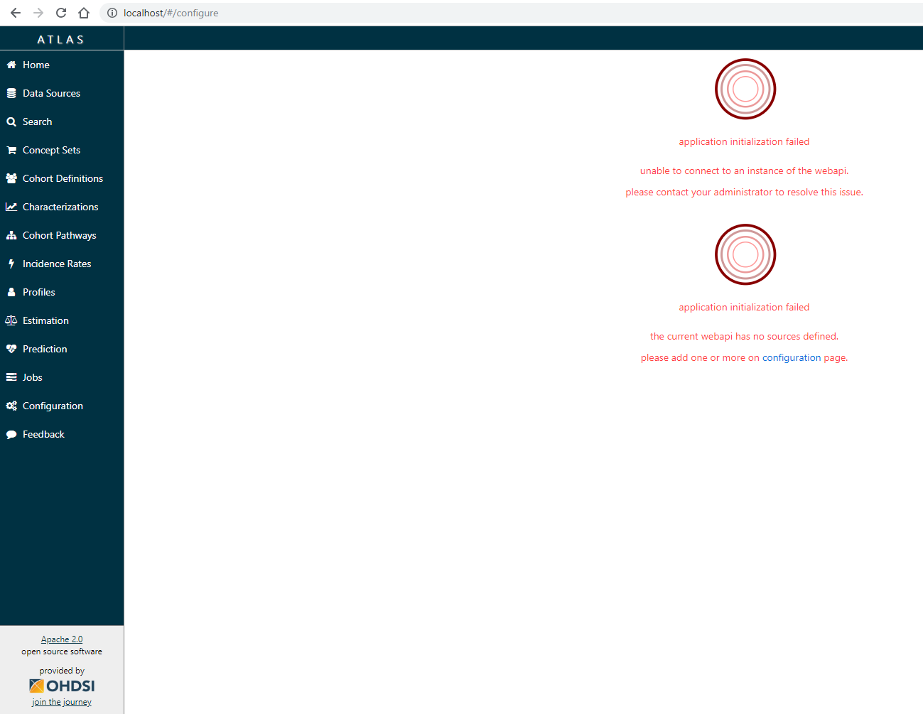 Can't create a Source in empty database · Issue 1101 · OHDSI/Atlas