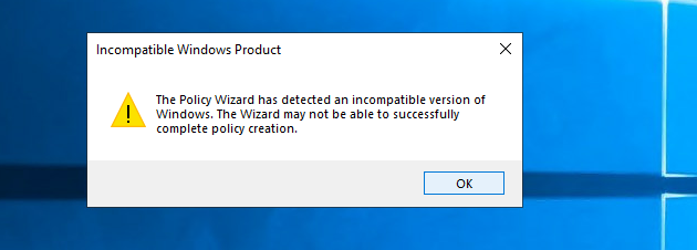 Incompatible version of Windows for OS 2019 · MicrosoftDocs WDAC ...
