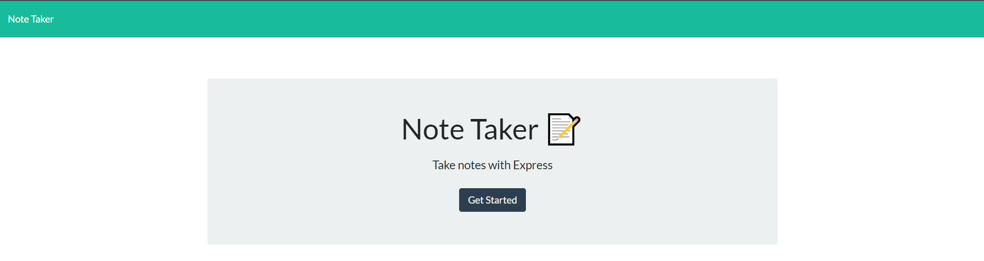 GitHub - JeanVictoire/NOTE-TAKER: An application called Note Taker that ...