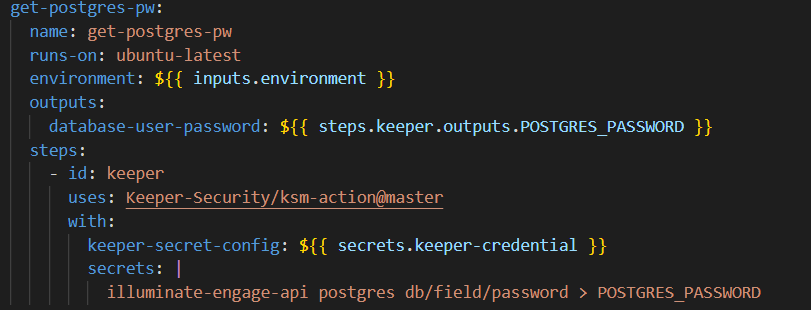 Github Actions incompatible with keeper notation format · Issue #111 ...