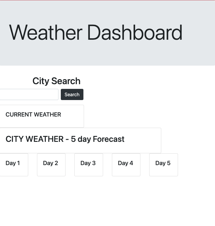 GitHub - Jaspertena/WeatherDashboard