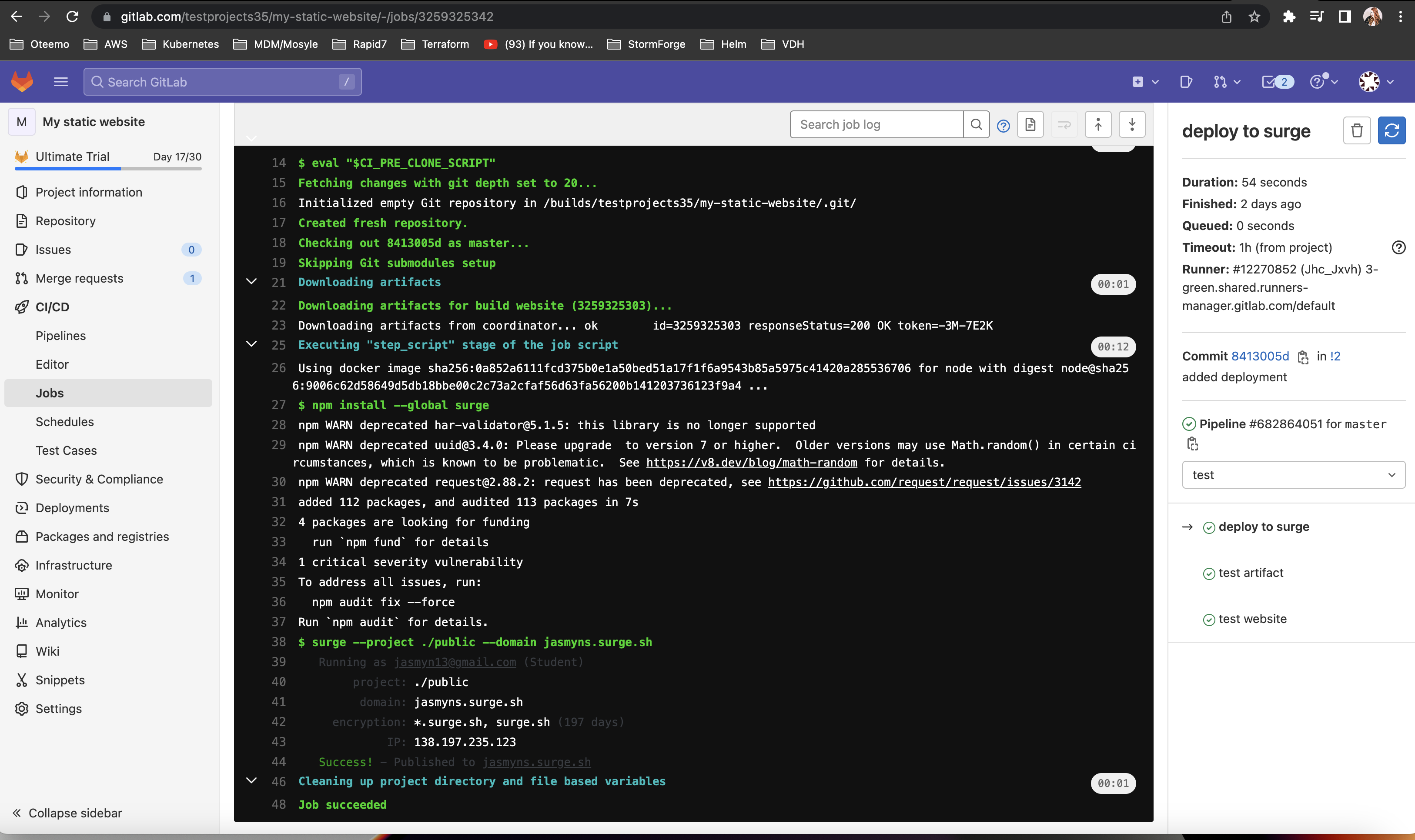 GitHub - jasmyn13/mystaticwebsite