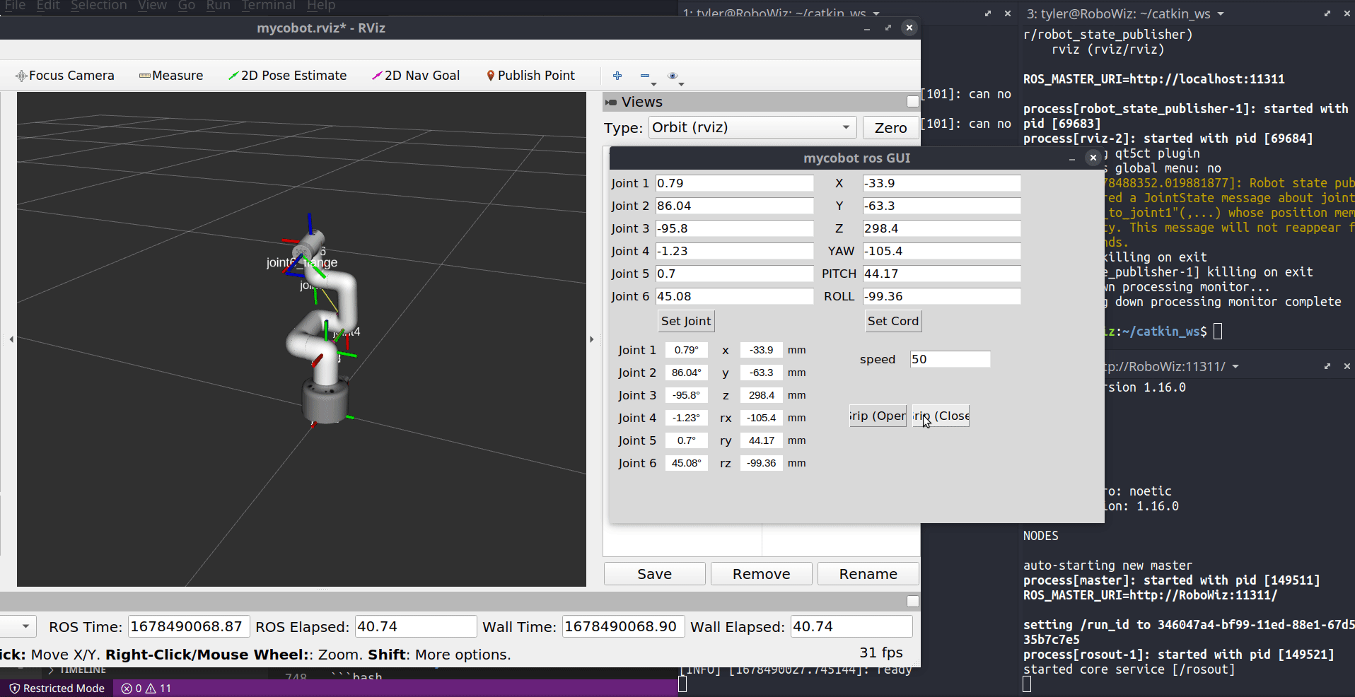 GitHub - thulsonASU/mycobot_280_M5-ROS-Experimentation: Playing with a ...
