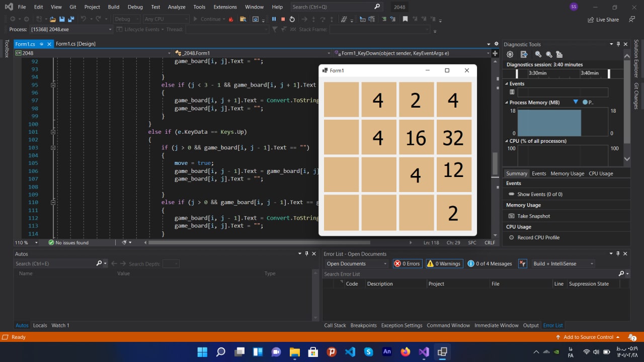 GitHub - shrsakhaiee/2048_game