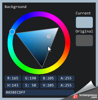ImGui::ColorEdit4 ImGuiColorEditFlags_PickerHueWheel trembling · Issue ...