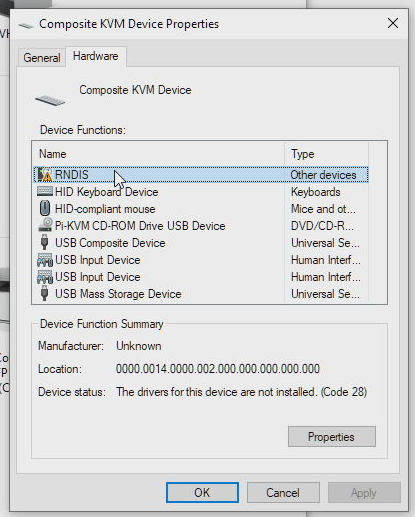 Ethernet-over-USB - PiKVM Handbook