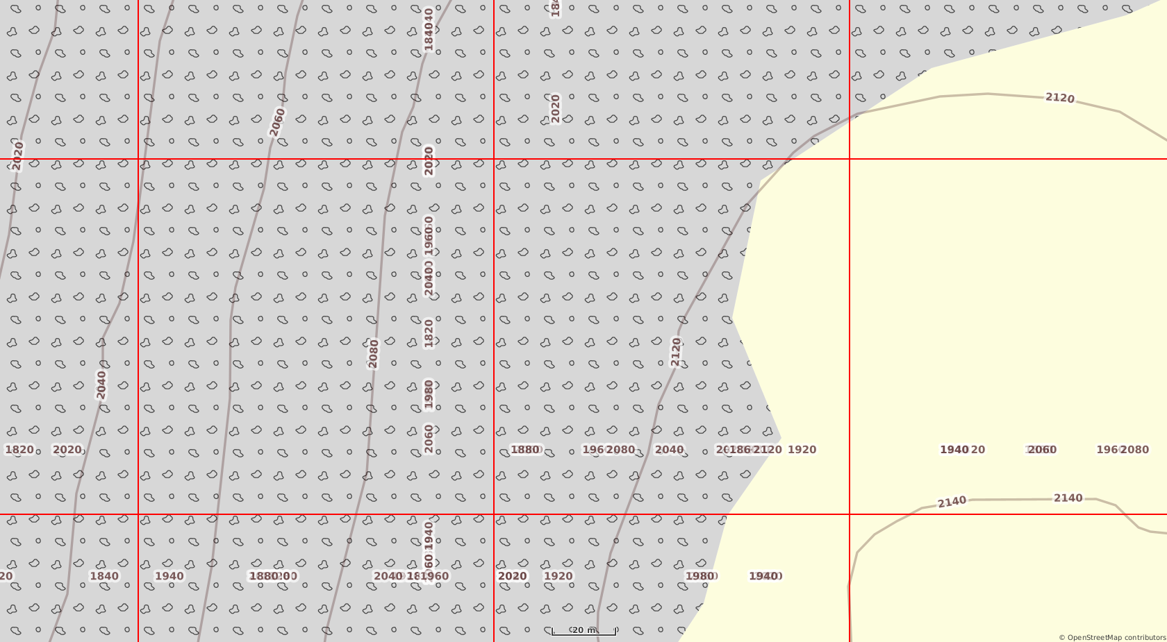 Artifacts in the inscriptions on the contour lines. · mapsforge ...