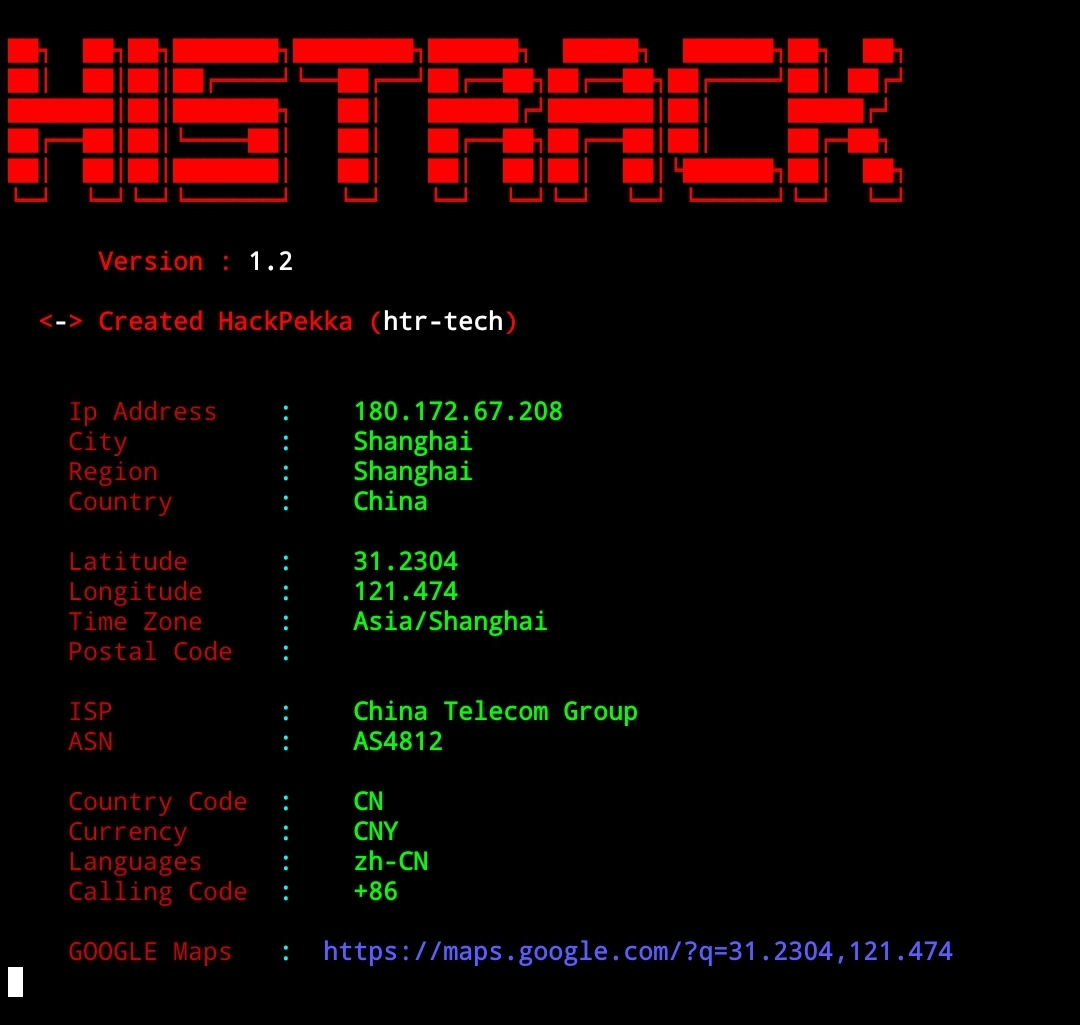 GitHub - hackpekka/histrack: IP Tracker Tool · GitHub