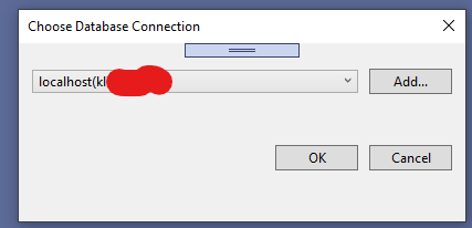 After adding the mysql connection, the option is empty · Issue #193 ...