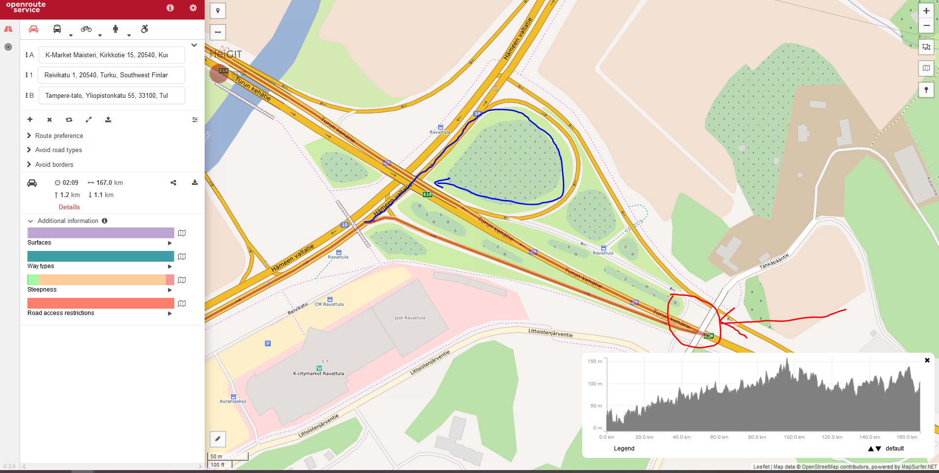 Routing true non-existing ramp · Issue #568 · GIScience ...