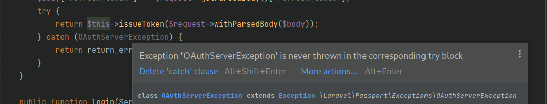 Lack of feedback on closed PR · Issue #1495 · laravel/passport · GitHub