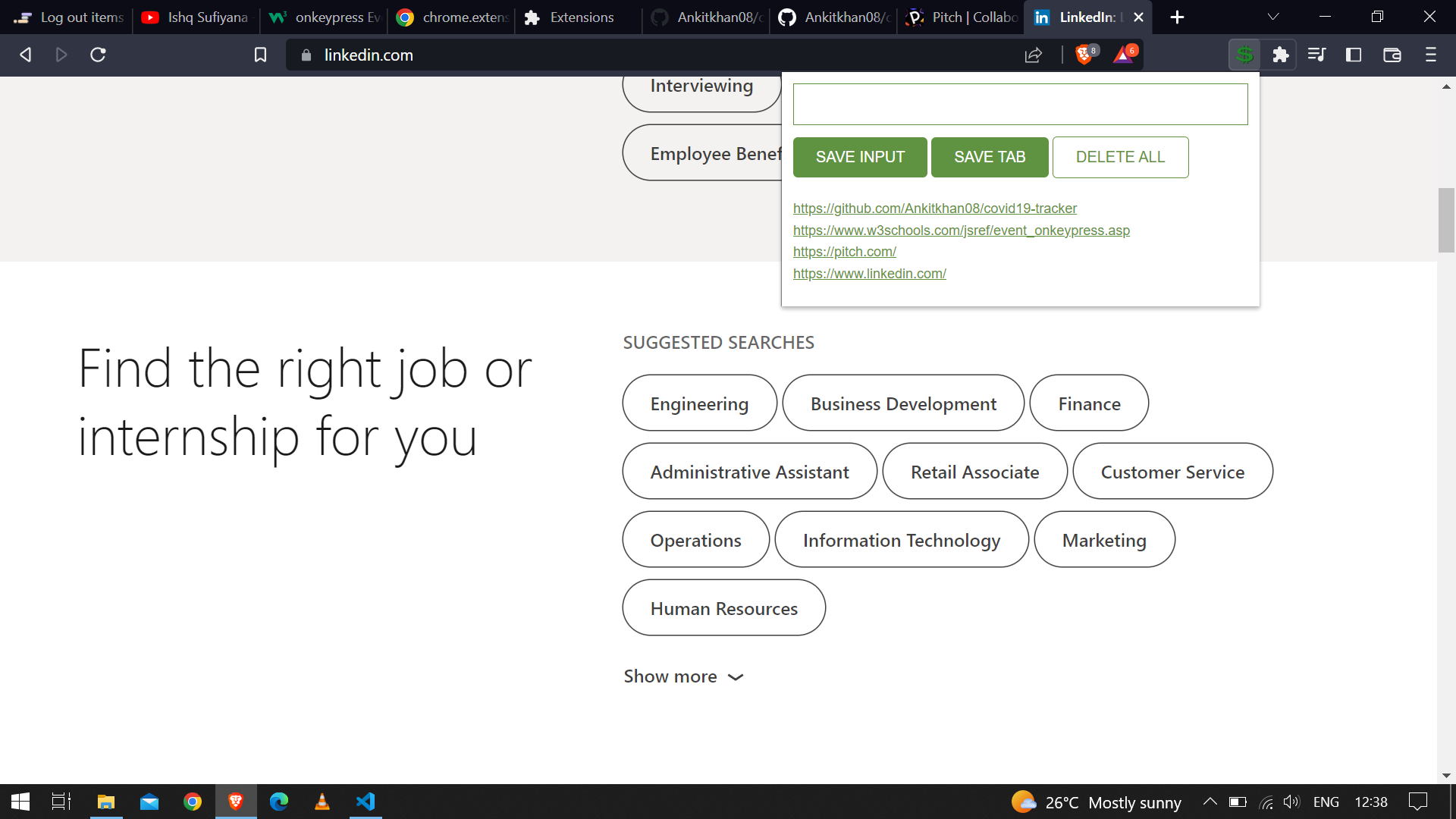 GitHub Ankitkhan08/chromeExtension this chrome extension help