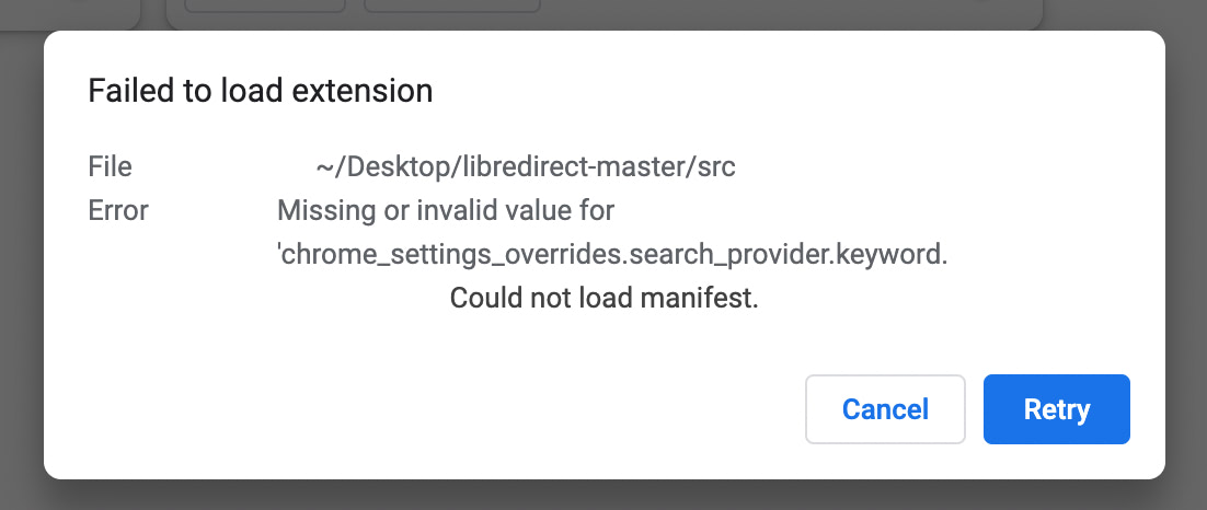 [Chrome] Manifest issue(s) preventing installation · Issue #106 ...