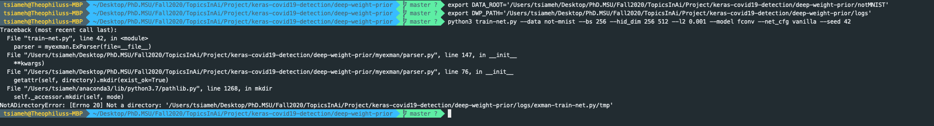 Root directory does not exist · Issue #1 · SamsungLabs/deep-weight ...