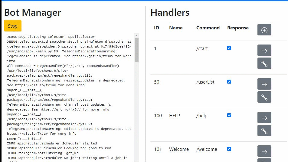 GitHub - Ymil/telegram-bot-manager: Admin user interface for telegram ...