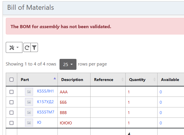 [BUG] Sorting issues in Part BOM when non-latin chars are in part names ...