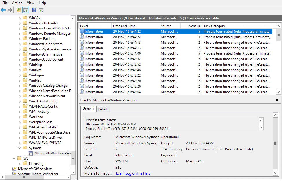 Службы microsoft. Лог событий. Просмотр событий Windows программы. Sysinternals Sysmon. Sysmon-config.