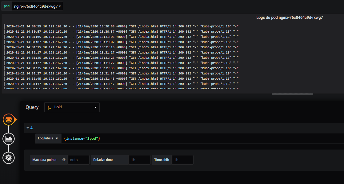 Loki: Cannot display logs when using "repeating" on a panel · Issue ...