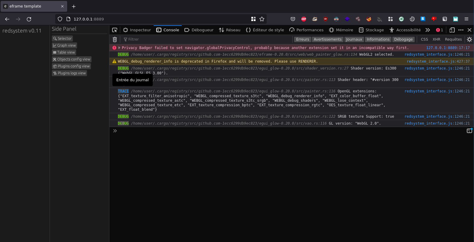 Dynamic egui::Window rendering doesn't work with WASM (eframe_template ...