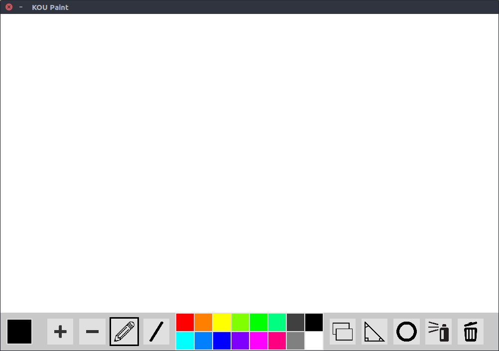 GitHub - umutcanbolat/KOU-Paint: Lightweight paint application ...