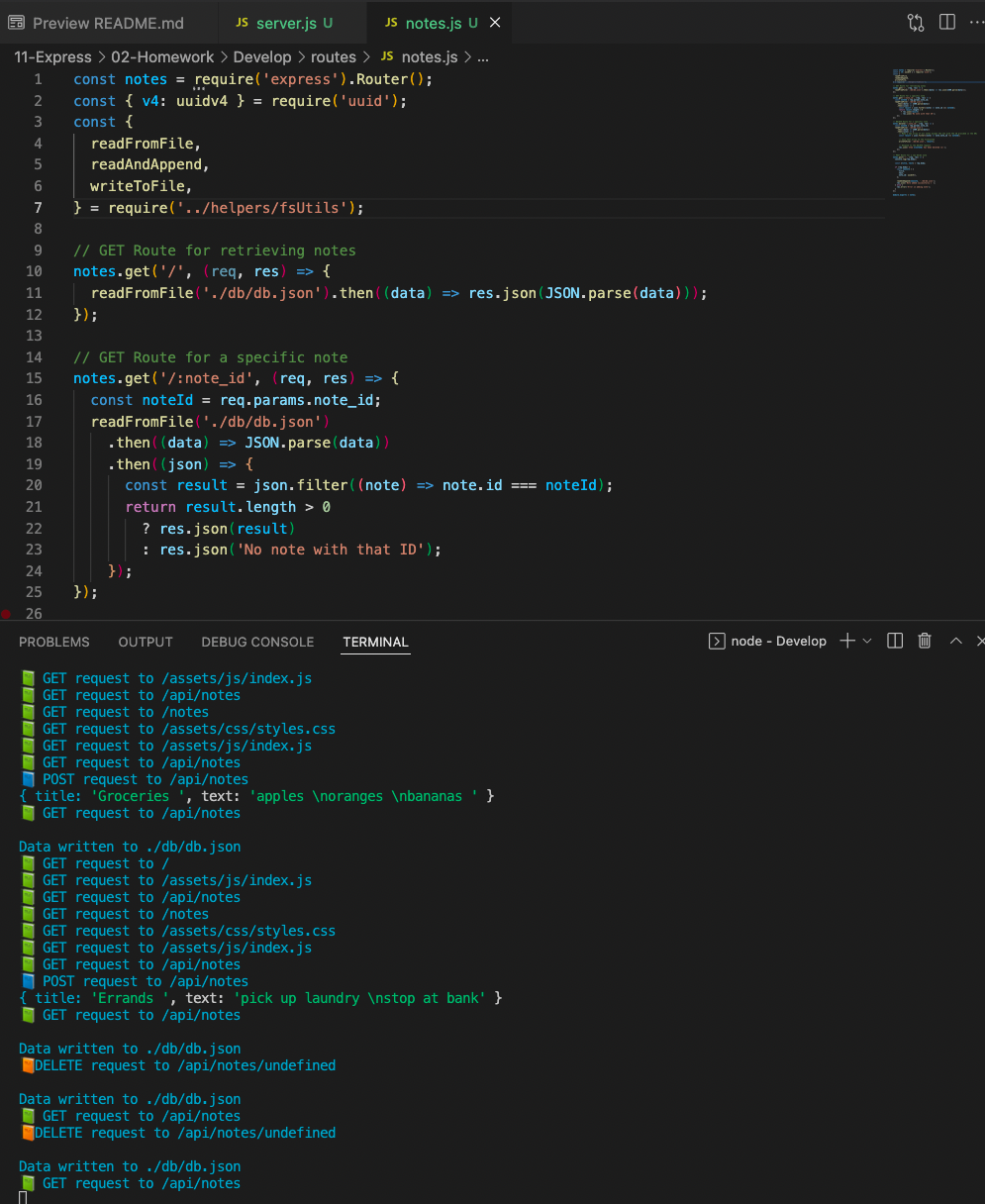 GitHub - hallerhc/Note-Taker-