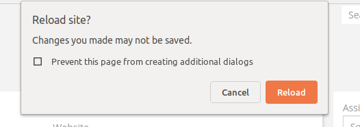 Showing confirmation dialog on closing or refreshing page if form is ...