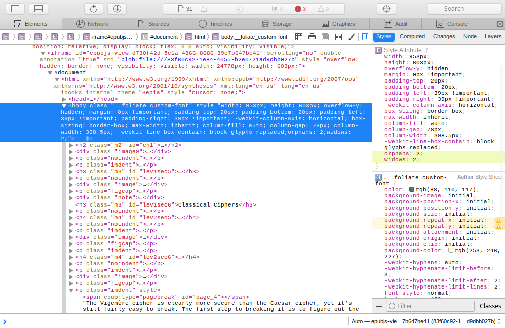 Support Orphans & Widows · Issue #644 · johnfactotum/foliate · GitHub