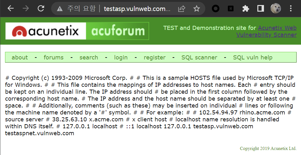 [ VulnWebs ] - testasp.vulnweb.com - A1mH1gh