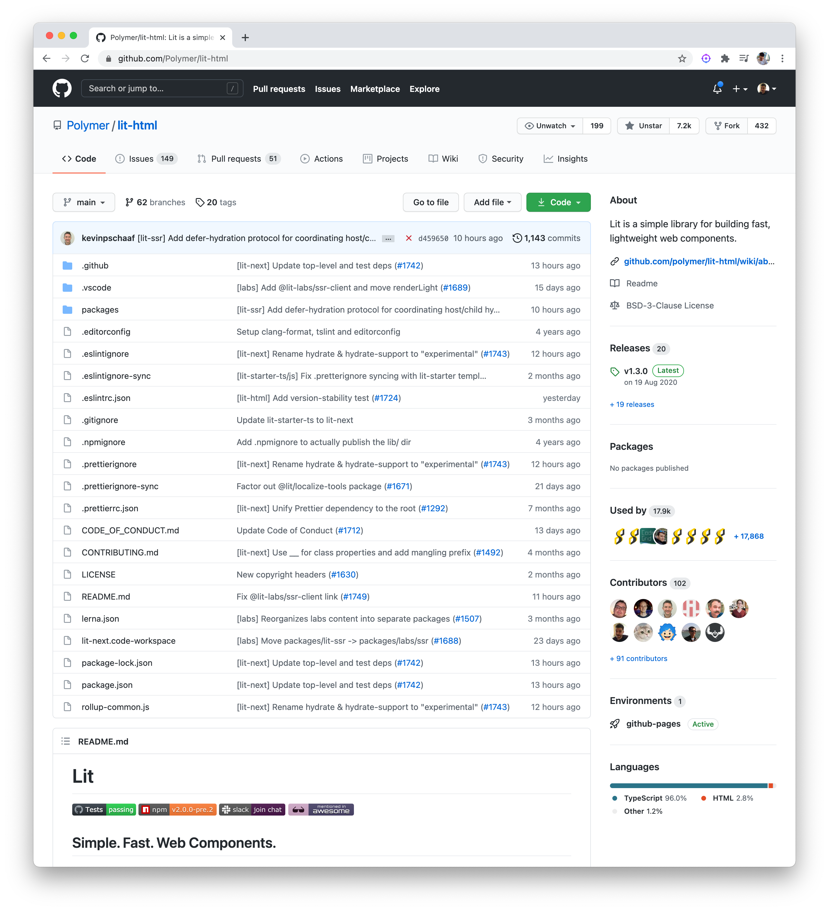 Update GitHub description · Issue 1751 · lit/lit · GitHub