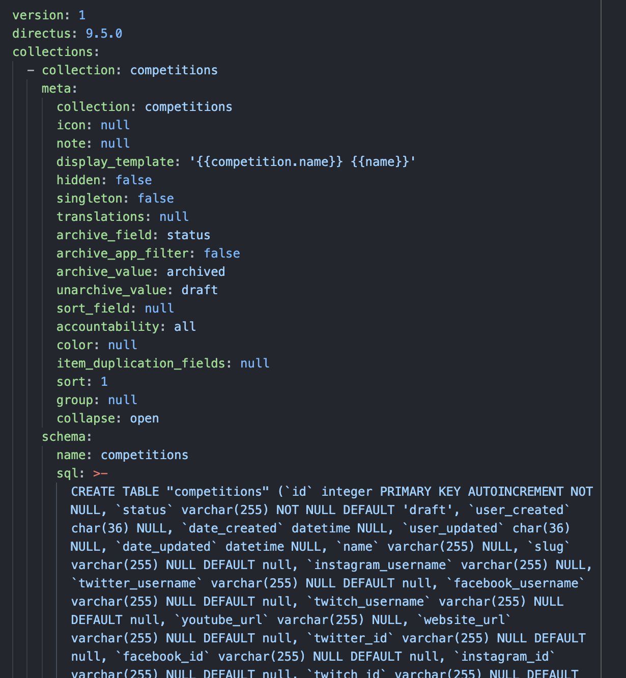 Force known sort order in schema snapshot keys · Issue 11240