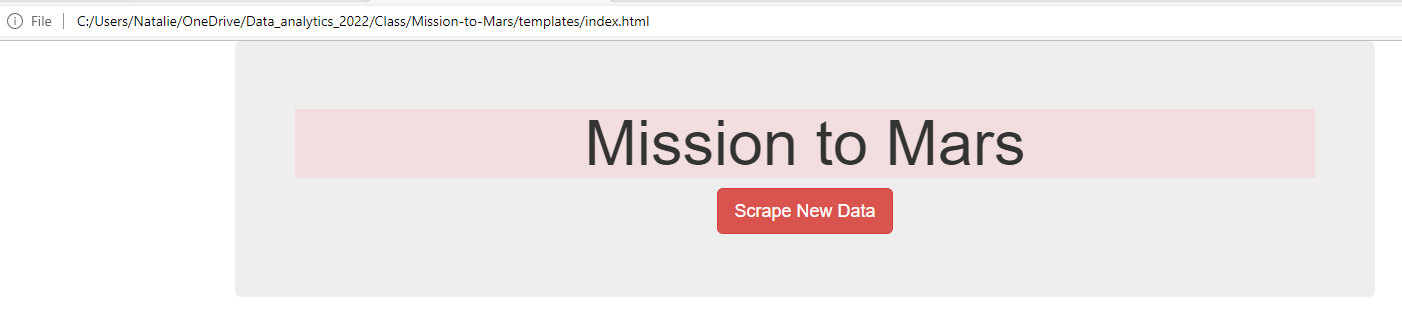 GitHub - legeren/Mission-to-Mars