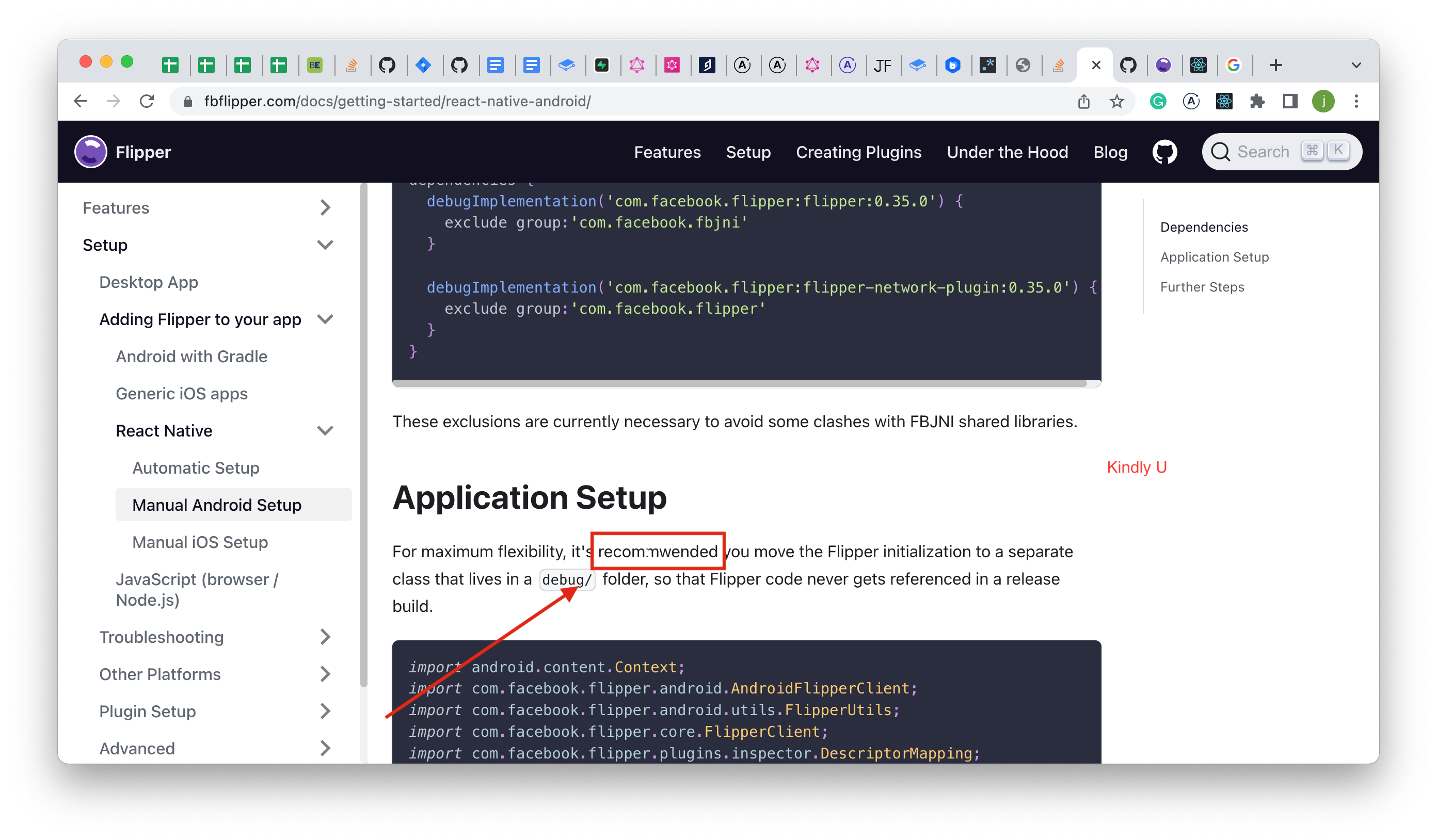 Docs:Manual Android Setup · Issue #3790 · facebook/flipper · GitHub