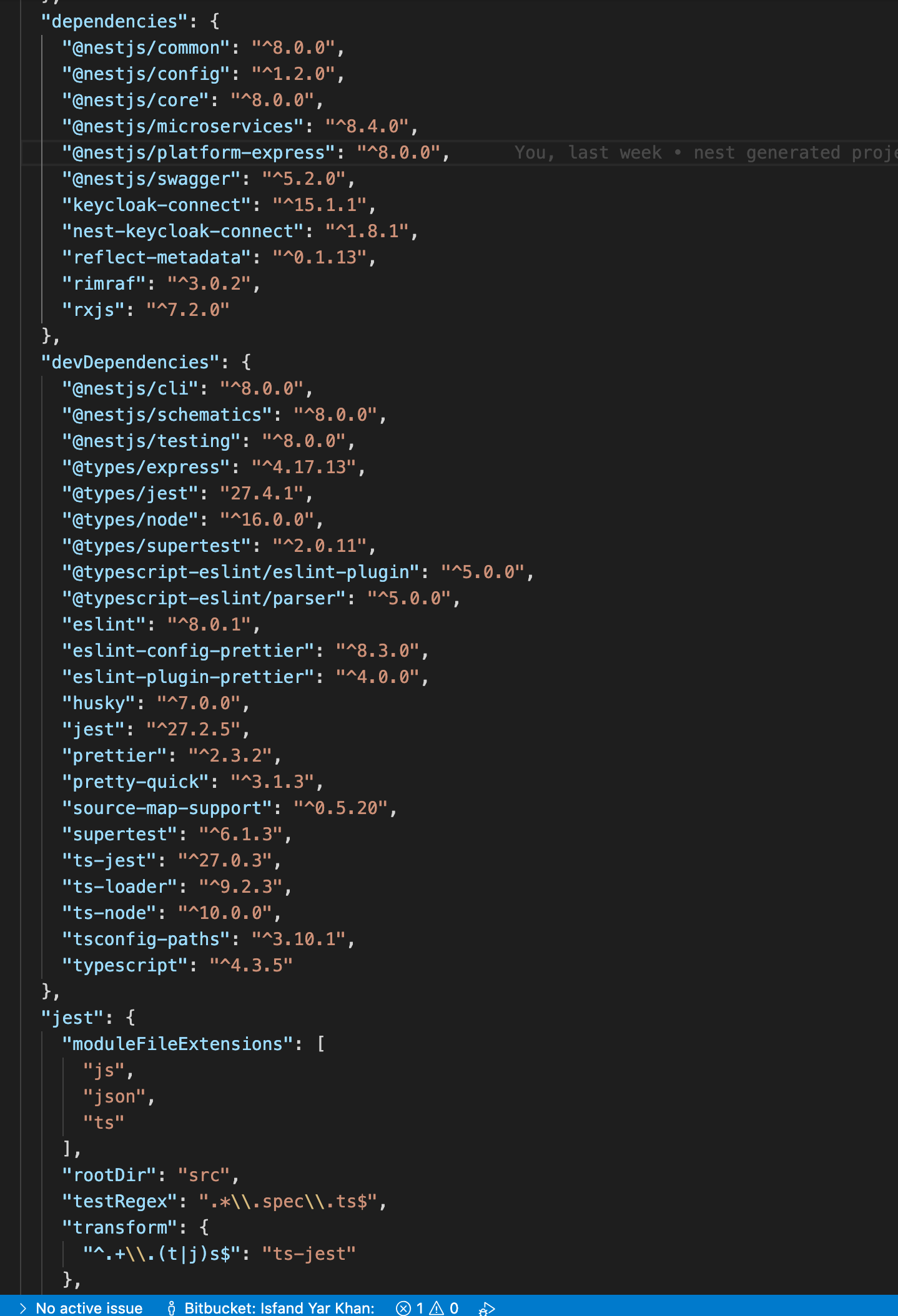 Nest can't resolve dependencies of the KEYCLOAK_CONNECT_OPTIONS ...