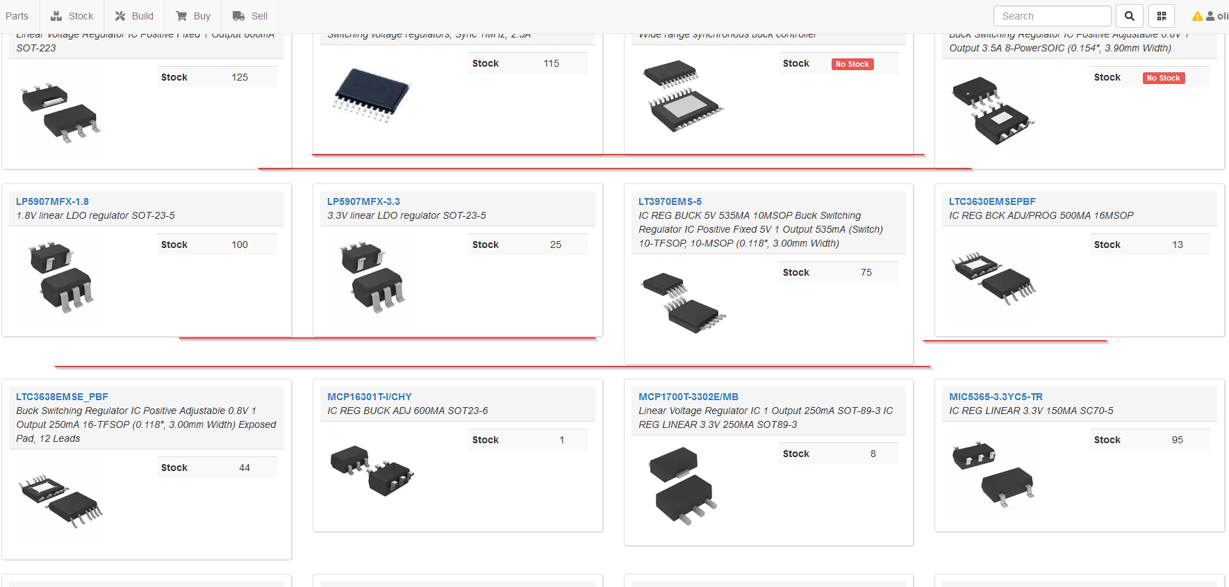 [BUG] Alignment issues in part grid view · Issue #1848 · inventree ...
