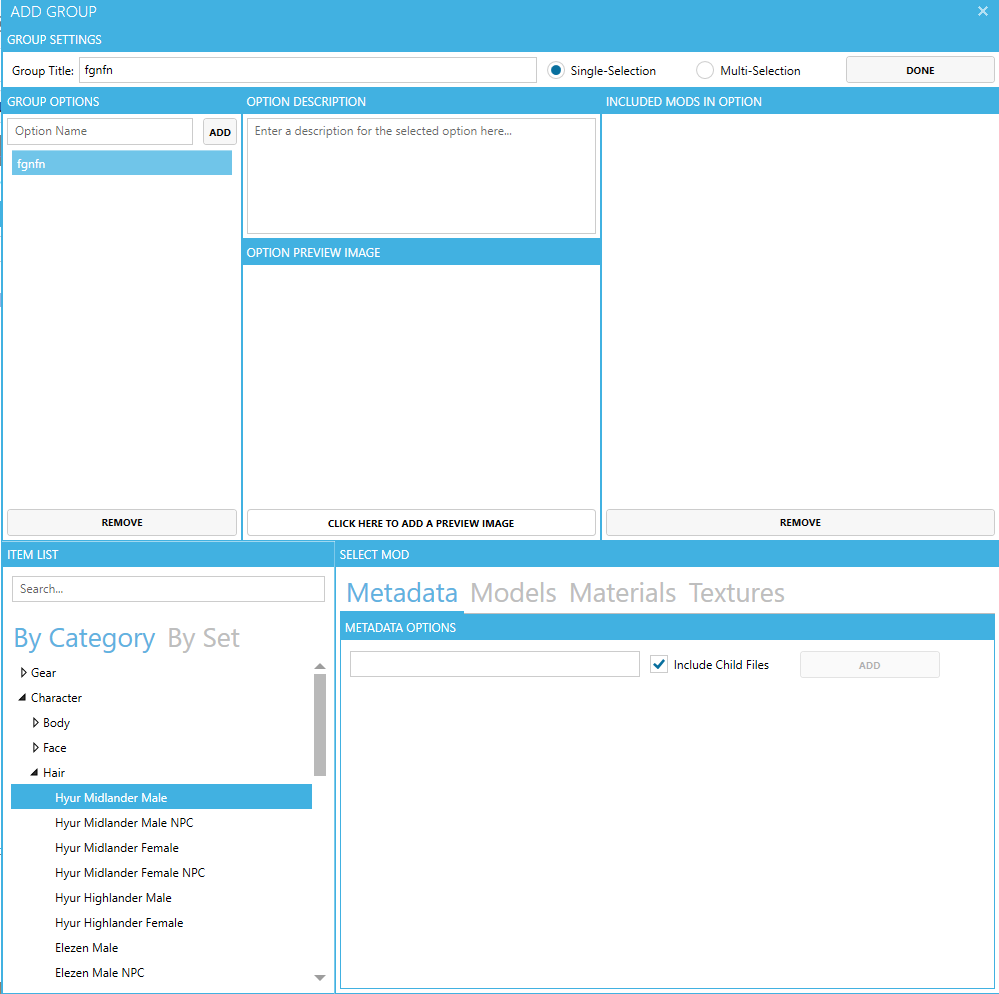 Unable to created Advanced Modpacks · Issue #153 · TexTools/FFXIV ...