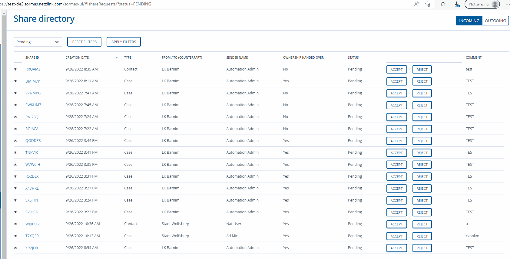 revision share directory