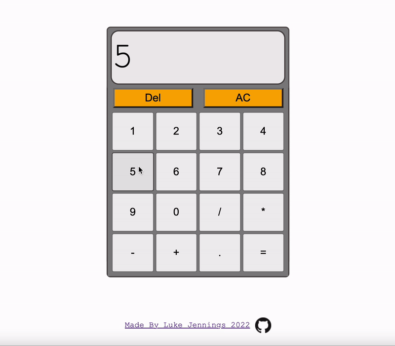 GitHub - LukeJennings1/Calculator-Project