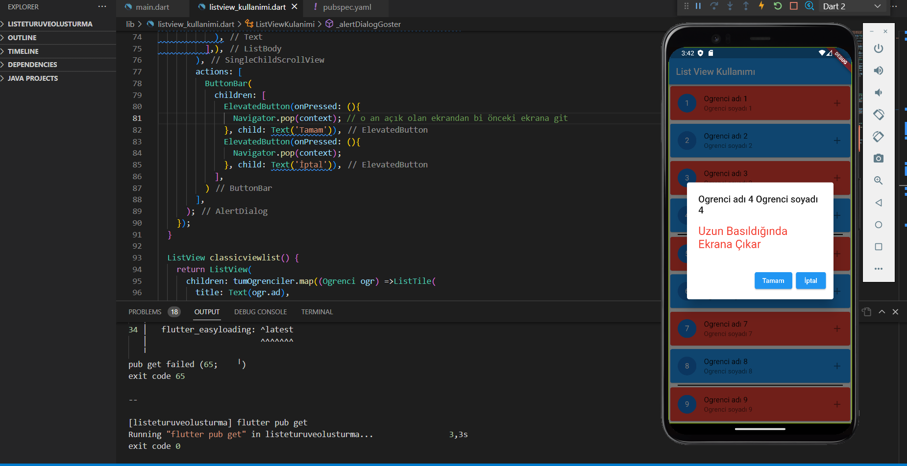 GitHub - KasimDogruyol/Flutter_StudentList: flutter project, where you ...