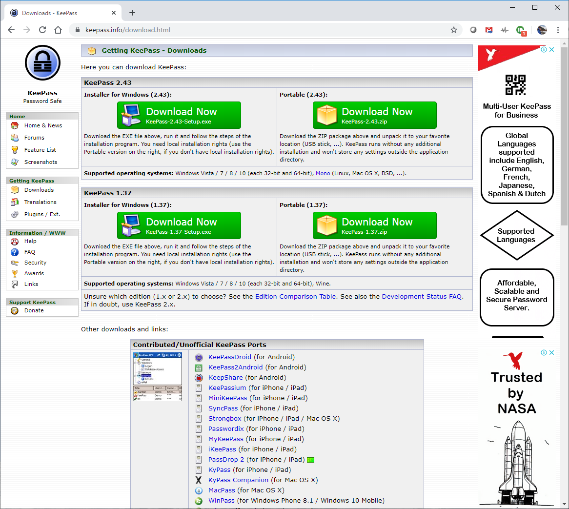 OSS Gate Osaka 20191124 Noyanagi KeePass Work log
