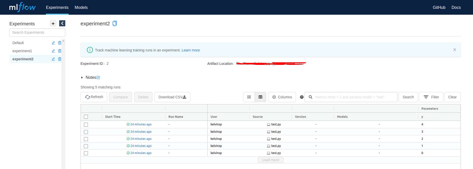 [BUG] Error loading runs preview (UI) · Issue #4727 · mlflow/mlflow ...