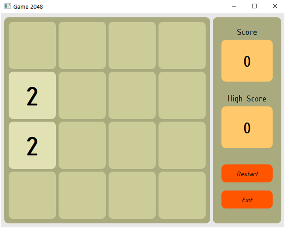 GitHub - asgubin/2048: Game 2048