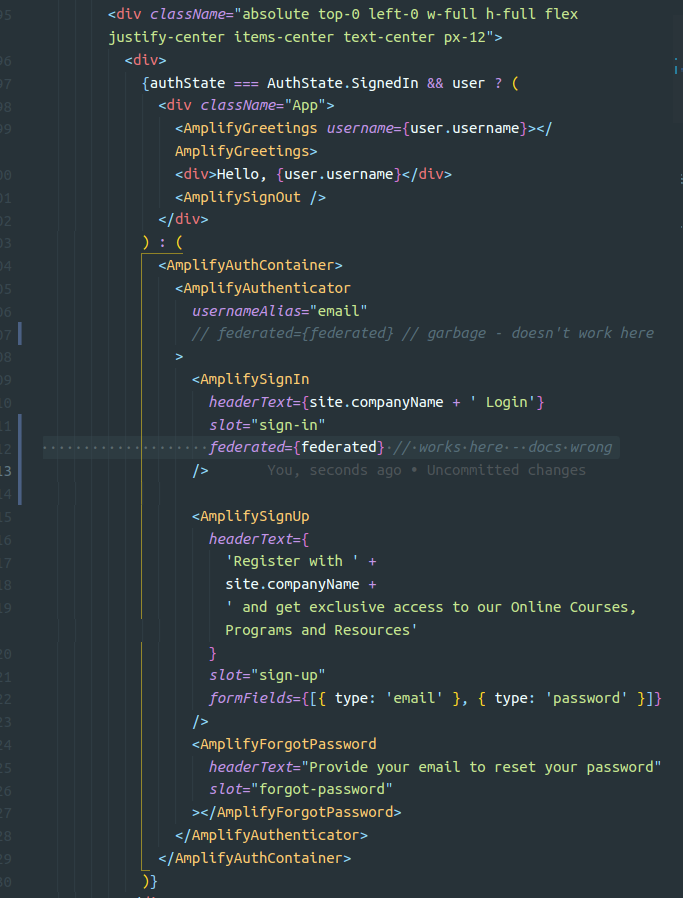 [Feedback] federated prop documentation incorrect · Issue #3431 · aws ...