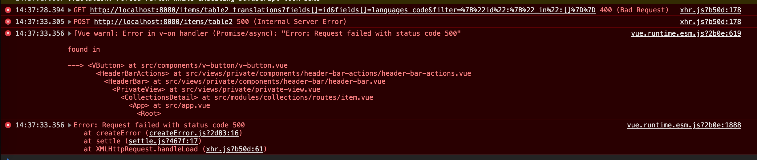 Cannot save translation on table. · Issue #2949 · directus/directus ...