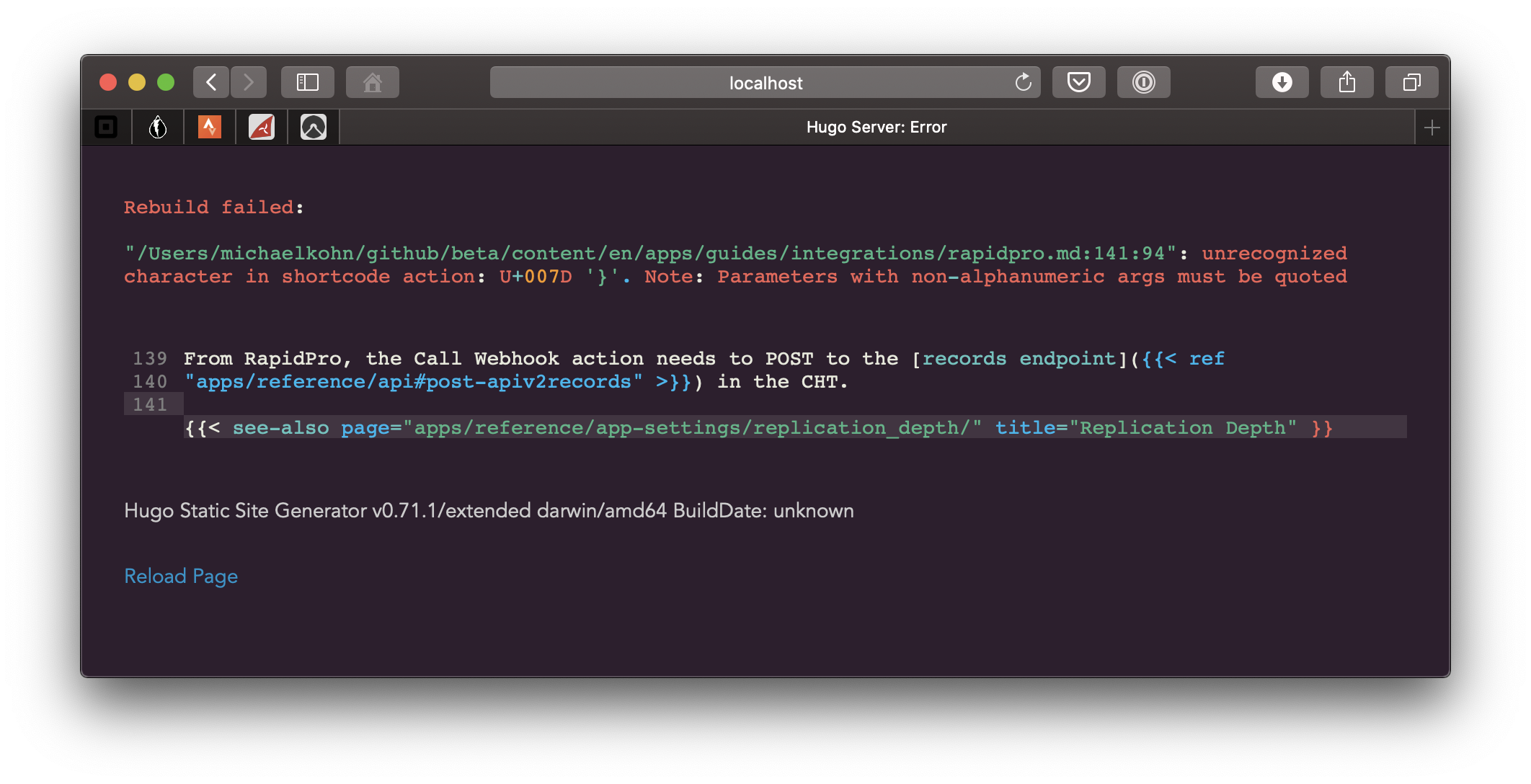 The See Also link on the guides/performance/replication page is not ...
